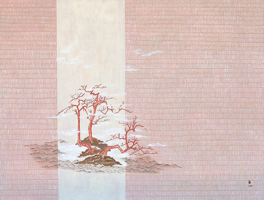 作品：秋水。材料：布面油彩。尺寸：76x100厘米。2011。.jpg